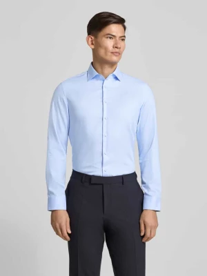 Koszula biznesowa o kroju slim fit z kołnierzykiem typu kent model ‘New Kent’ seidensticker