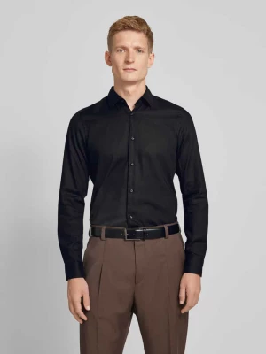 Koszula biznesowa o kroju slim fit z kołnierzykiem typu kent model ‘Pit’ Joop!
