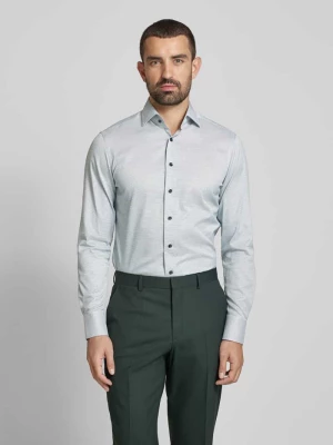 Koszula biznesowa o kroju slim fit z kołnierzykiem typu kent model ‘Savio’ OLYMP SIGNATURE SLIM FIT