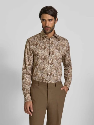 Koszula biznesowa o kroju slim fit z kołnierzykiem typu kent model ‘Savio’ OLYMP SIGNATURE SLIM FIT