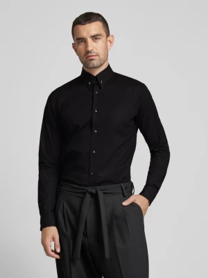 Koszula biznesowa o kroju slim fit z kołnierzykiem typu kent model ‘Vikko’ HUGO