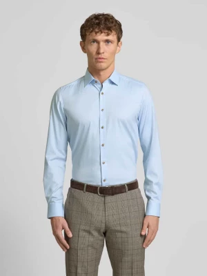 Koszula biznesowa o kroju slim fit z kołnierzykiem typu kent OLYMP Level Five