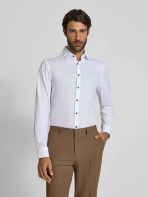 Koszula biznesowa o kroju slim fit z bardzo długim rękawem OLYMP Level Five