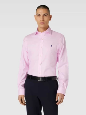 Koszula biznesowa o kroju slim fit z kołnierzykiem typu kent Polo Ralph Lauren