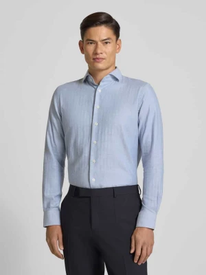 Koszula biznesowa o kroju slim fit z kołnierzykiem typu kent Profuomo