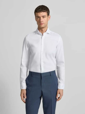 Koszula biznesowa o kroju slim fit z kołnierzykiem typu kent seidensticker