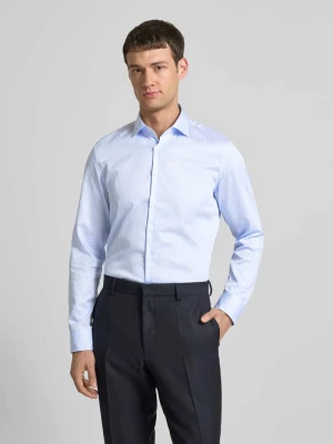 Koszula biznesowa o kroju slim fit z kołnierzykiem typu kent seidensticker
