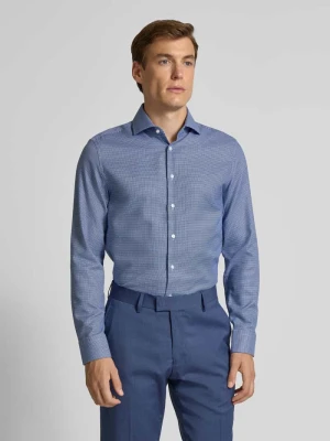Koszula biznesowa o kroju slim fit z kołnierzykiem typu kent seidensticker
