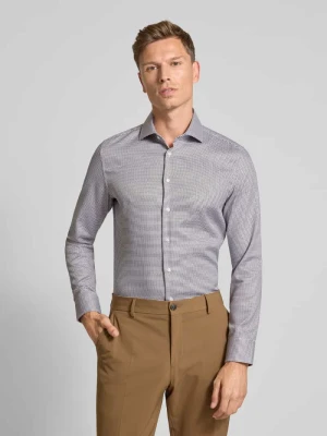 Koszula biznesowa o kroju slim fit z kołnierzykiem typu kent seidensticker