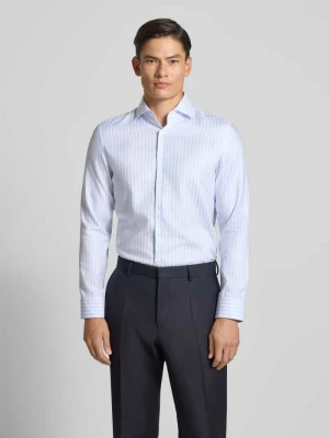 Koszula biznesowa o kroju slim fit z kołnierzykiem typu kent seidensticker