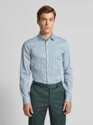 Koszula biznesowa o kroju slim fit z kołnierzykiem typu kent seidensticker