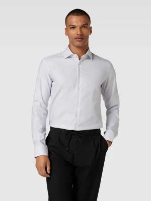 Koszula biznesowa o kroju slim fit z kołnierzykiem typu kent Seidensticker Super SF