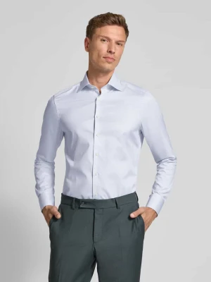 Koszula biznesowa o kroju slim fit z kołnierzykiem typu kent Stenstroms