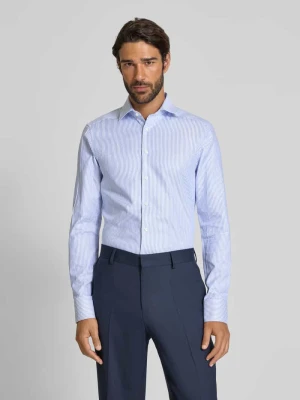 Koszula biznesowa o kroju slim fit z kołnierzykiem typu kent Stenstroms