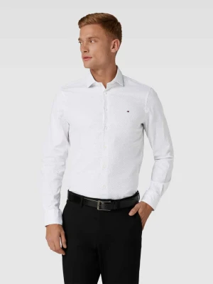 Koszula biznesowa o kroju slim fit z kołnierzykiem typu kent Tommy Hilfiger