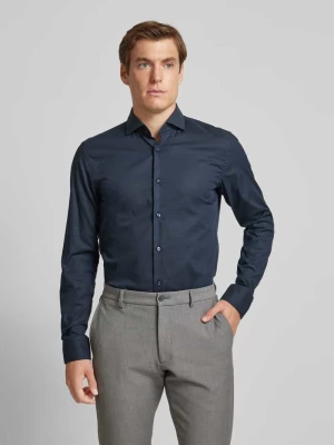 Koszula biznesowa o kroju slim fit z listwą guzikową Boss