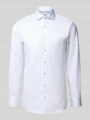 Koszula biznesowa o kroju slim fit z listwą guzikową Eterna