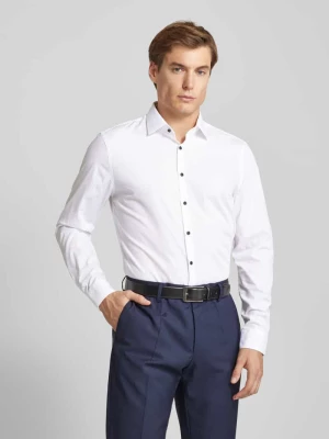 Koszula biznesowa o kroju slim fit z listwą guzikową Jake*s