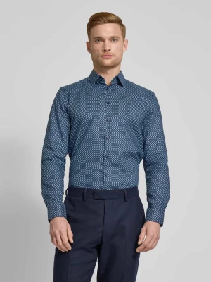 Koszula biznesowa o kroju slim fit z listwą guzikową Jake*s