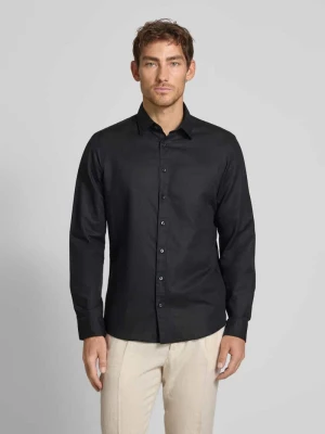 Koszula biznesowa o kroju slim fit z listwą guzikową Jake*s