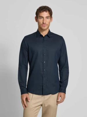 Koszula biznesowa o kroju slim fit z listwą guzikową Jake*s
