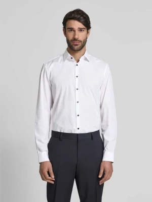Koszula biznesowa o kroju slim fit z listwą guzikową Jake*s