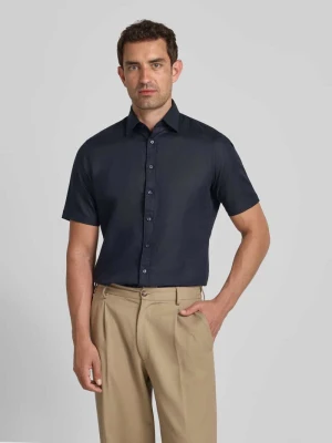 Koszula lniana o kroju slim fit z listwą guzikową Jake*s