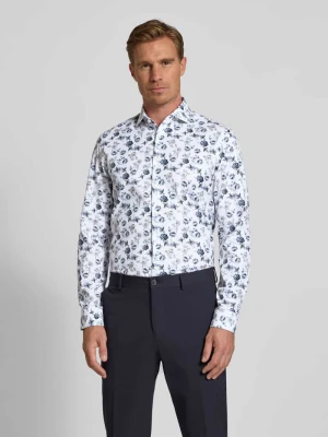 Koszula biznesowa o kroju slim fit z listwą guzikową Jake*s
