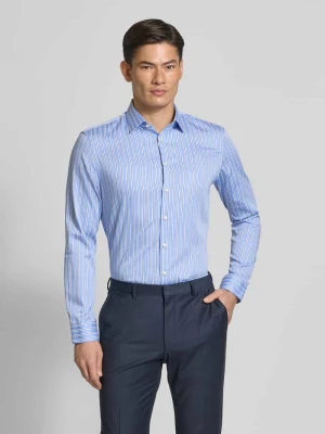 Koszula biznesowa o kroju slim fit z listwą guzikową Jake*s