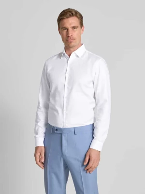 Koszula biznesowa o kroju slim fit z listwą guzikową Jake*s