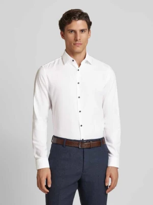 Koszula biznesowa o kroju slim fit z listwą guzikową Jake*s