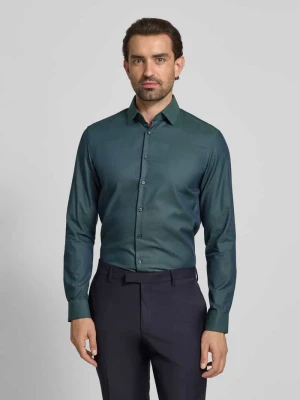 Koszula biznesowa o kroju slim fit z listwą guzikową Jake*s