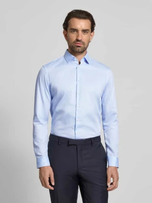 Koszula biznesowa o kroju slim fit z listwą guzikową Jake*s