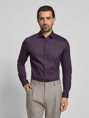 Koszula biznesowa o kroju slim fit z listwą guzikową Jake*s