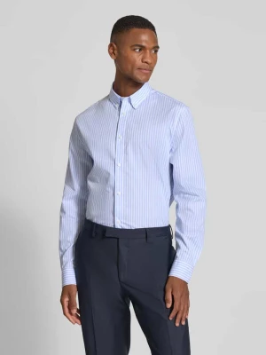 Koszula biznesowa o kroju slim fit z listwą guzikową Jake*s