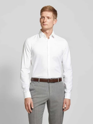 Koszula biznesowa o kroju slim fit z listwą guzikową model ‘Bari’ CK Calvin Klein