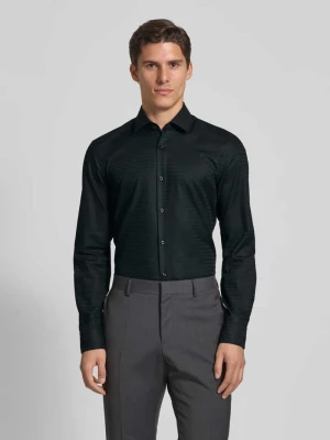 Koszula biznesowa o kroju slim fit z listwą guzikową model ‘Kenno’ HUGO