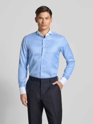 Koszula biznesowa o kroju slim fit z listwą guzikową model ‘Sano’ OLYMP SIGNATURE SLIM FIT