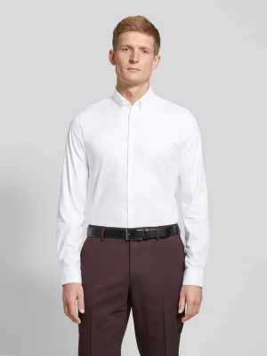 Koszula biznesowa o kroju slim fit z listwą guzikową model ‘Santena’ CK Calvin Klein