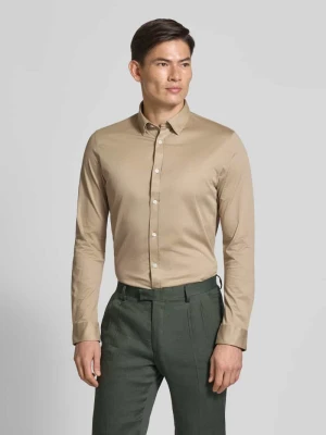 Koszula biznesowa o kroju slim fit z listwą guzikową model ‘trostol’ Matinique