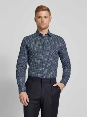 Koszula biznesowa o kroju slim fit z listwą guzikową OLYMP Level Five