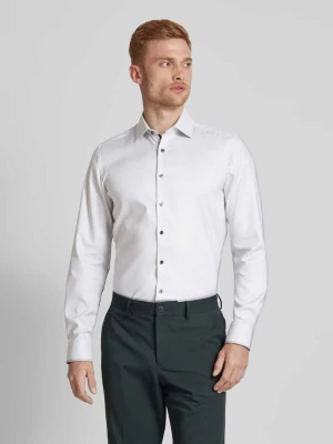 Koszula biznesowa o kroju slim fit z listwą guzikową OLYMP Level Five