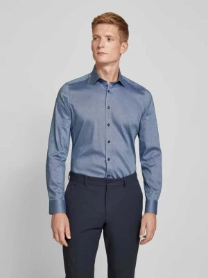 Koszula biznesowa o kroju slim fit z listwą guzikową OLYMP Level Five