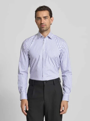 Koszula biznesowa o kroju slim fit z listwą guzikową OLYMP Level Five