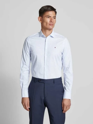 Koszula biznesowa o kroju slim fit z listwą guzikową Tommy Hilfiger Tailored