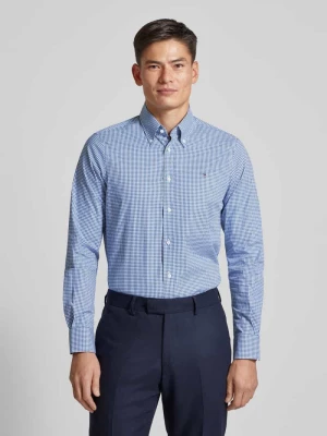 Koszula biznesowa o kroju slim fit z listwą guzikową Tommy Hilfiger Tailored