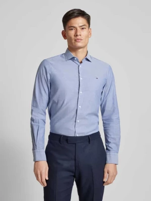 Koszula biznesowa o kroju slim fit z listwą guzikową Tommy Hilfiger Tailored