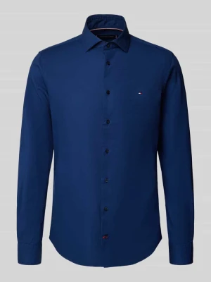 Koszula biznesowa o kroju slim fit z listwą guzikową Tommy Hilfiger Tailored