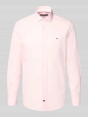 Koszula biznesowa o kroju slim fit z listwą guzikową Tommy Hilfiger Tailored