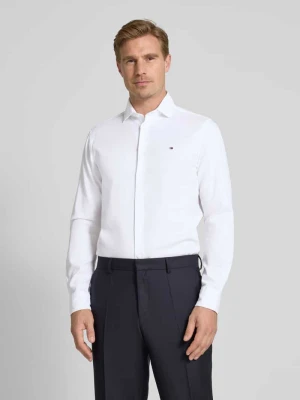Koszula biznesowa o kroju slim fit z listwą guzikową Tommy Hilfiger Tailored